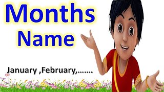 January February months nameJanuary February ki spellingmahinon ke naammonths name in English [upl. by Violante605]