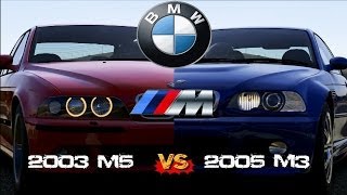 Forza 5  2005 BMW M3 vs 2003 BMW M5 on Laguna Seca Gameplay [upl. by Nylhtiak]