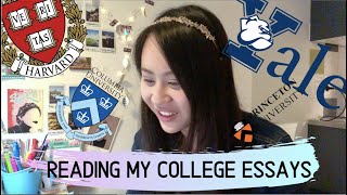 College Essay Tips Revealing essays that got me into 8 Ivy Leagues [upl. by Yrnehnhoj]