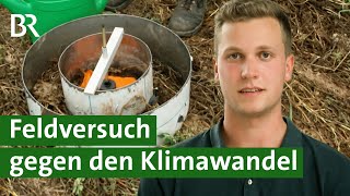 Klimawandel Dürre Starkregen Student forscht auf dem eigenen Maisfeld  Unser Land  BR [upl. by Roselane]