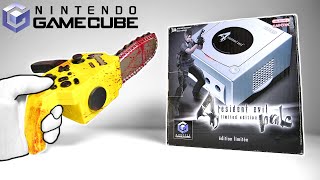 Nintendo GameCube quotRESIDENT EVIL 4quot Console  Chainsaw Controller Unboxing [upl. by Eidna]