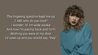 Taylor Swift  Enchanted lyrics [upl. by Kinsman]