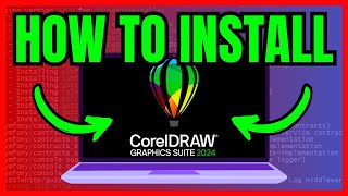 How To INSTALL Coreldraw On PC 2024 [upl. by Nahgen11]