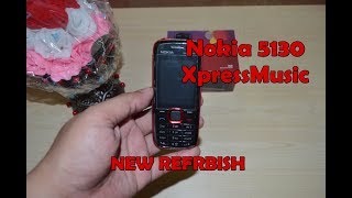 Nokia 5130 XpressMusic New refurbish Unboxing and Quick Review Indonesia [upl. by Avner]