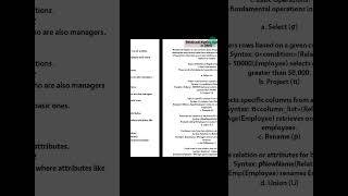 Relational Algebra Operations in DBMS Explained  Database Query Language Tutorial [upl. by Sandeep]