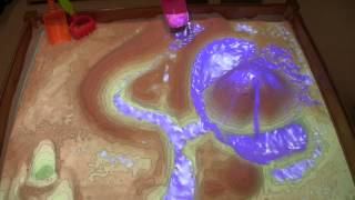 Augmented Reality Sandbox with RealTime Water Flow Simulation [upl. by Ynagoham]