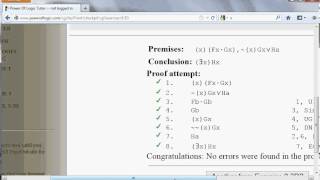 Logic12 Proofs in Predicate Logic [upl. by Melly]