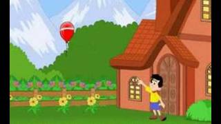 Nursery Rhymes My Red Balloon with Lyrics [upl. by Aenea]