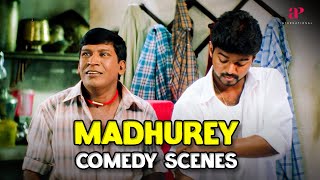 மதுர மேல குதிர ஏறுறது யாரு  Madhurey Comedy Scenes  Vijay  Sonia Agarwal  Vadivelu [upl. by Alihs]