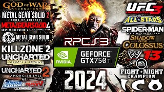 RPCS3 in 2024  GTX 750 Ti  Ryzen 5 2600 in 2024  15 Games Tested in 2024 [upl. by Adehsor]