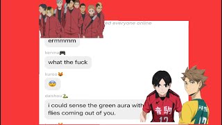 once more to see you kugushibahaikyuu text angst haikyuu text [upl. by Skrap]