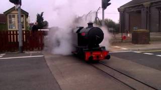 Cleethorpes Coast Light Railway  Battison amp O4 Double Head  08102011 [upl. by Freudberg]