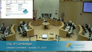 City of Cambridge General Committee  January 7 2020 [upl. by Carolle]