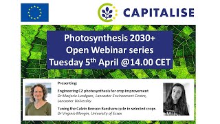 Photosynthesis 2030 Webinar April 2022 [upl. by Suirtemed]