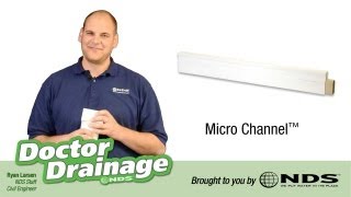 Introducing the Micro Channel  NDS Drainage Systems [upl. by Yerkovich]