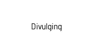 How to pronounce Divulging  Divulging pronunciation [upl. by Wald]