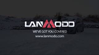 With Lanmodo Pro automatic car tent no worry to clean snow off car [upl. by Aveer]