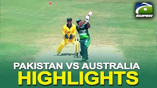 Over 40s Cricket Global Cup in Karachi  Pakistan vs Australia  Abdul Razzaq  Complete Highlights [upl. by Aldin]