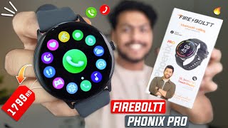 FireBoltt Phoenix Pro Bluetooth Calling Smartwatch Under 2000 Rs Unboxing amp review [upl. by Doelling]