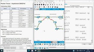 741 Packet Tracer  Implement DHCPv4 [upl. by Paddy]