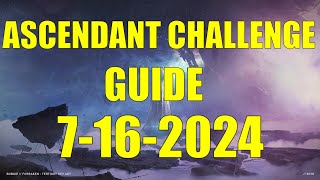 Destiny 2  Ascendant Challenge Guide and Location 7162024 [upl. by Thirzi782]