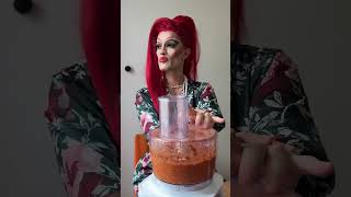 Recette  muhammara dip poivron amp noix recettefacile dragqueen foodhack muhammara [upl. by Obie]