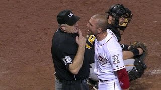 PITCIN Votto Pryce ejected after arguing in 8th [upl. by Nnylaf389]