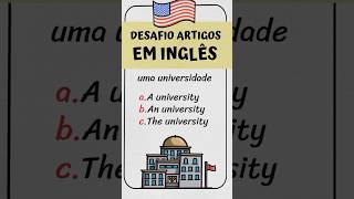 🇺🇸Quiz de artigos em inglês gramaticainglesa inglêsparabrasileiros inglesemcasa [upl. by Helene]