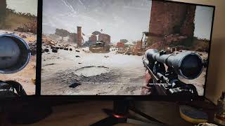 Game HDR test LG 27GL650F vs AOC 24G2E5  Battlefield V [upl. by Nixon]