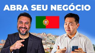 COMO ABRIR UM NEGÓCIO EM PORTUGAL 😍💸 O JEITO MAIS FÁCIL E MELHOR Ft HenriqueMol1 [upl. by Ingaborg13]