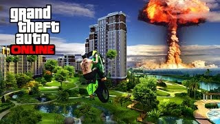 GTA 5  Top 10 Challenge en Moto  Essai Nucléaire de la Corée du Nord [upl. by Reich86]