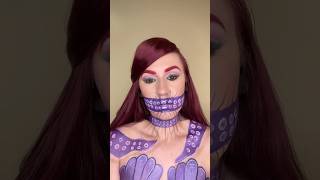 Ariel 🧜‍♀️ shorts ariel thelittlemermaid ursula makeuptransformation [upl. by Austin]