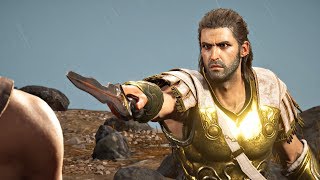 Assassins Creed Odyssey  Deimos Final Boss Fight amp Ending Alexios Boss Bad Family Ending PS4 Pro [upl. by Assetnoc265]