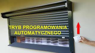 Montaż silnika w rolecie i programowanie pracy napędu z funkcją wykrywania przeszkód YYGL35E [upl. by Sanjiv]