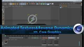 Cinema4D Tutorial  Animated Textures and Reverse Dynamics [upl. by Diad]