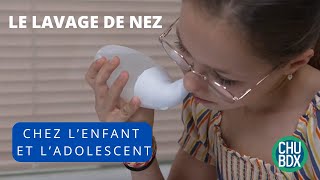 Le lavage de nez chez l’enfant à partir de 34 ans et l’adolescent [upl. by Winzler553]