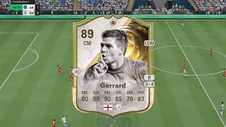 EA FC 25  89 Ultimate Succession Icon Gerrard  Ultimate Team Gameplay [upl. by Nailuj]