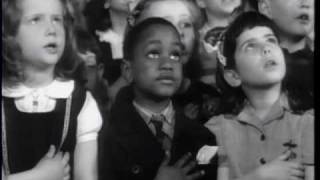 Pledge of Allegiance 1950 [upl. by Akemet]