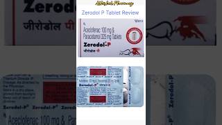 Zerodol p tablet reviewbest Pain killer medicines Paracetamol tablet [upl. by Enella]