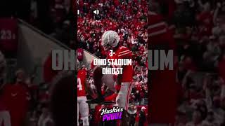 Top 5 biggest college football stadiums cap w shorts washingtonhuskies wsong subplz subscribe [upl. by Vallonia]