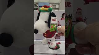 SNOOPY  CHRISTMAS MUSICAL ANIMATED PLUSH DANCING SNOOPY  PEANUTS CARTOON CHARACTER  HOLIDAY DECOR [upl. by Lethia]