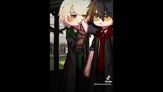 flirting13drarry gacha🌶️🌶️❤️💚gacha dracoxharry drarrygachalife gachameme harrypotter [upl. by Anertal]