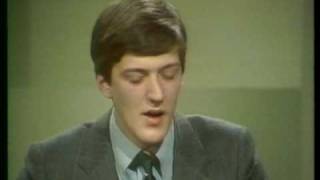 Stephen Fry on University Challenge 1980 [upl. by Nosaes109]