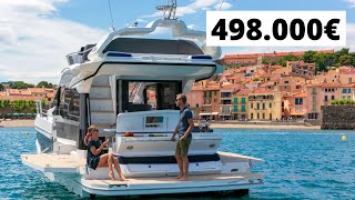 Ce petit yacht a tout dun grand  Visite du Galeon 400 Fly [upl. by Masson]