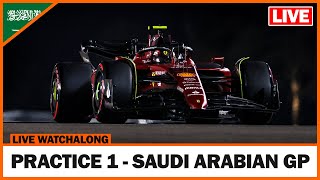 LIVE 2022 Saudi Arabian Grand Prix Free Practice 1 Watchalong [upl. by Nnyliram495]