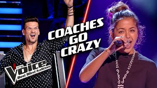 CRAZIEST Coach REACTIONS Ever on The Voice [upl. by Laspisa]