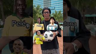 Ronaldinho´s Top 5 Footballers of all time [upl. by Jovi660]