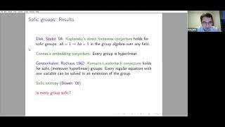 Nonamenable groups admitting no sofic approximation by expander graphs  Gabor Kun [upl. by Joseito]