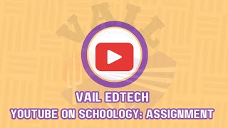 Schoology Adding YouTube Videos [upl. by Rickie]