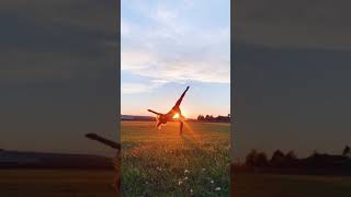 Viral Sunset Flexibility TikTok by Anna McNulty aesthetic [upl. by Greenlee]